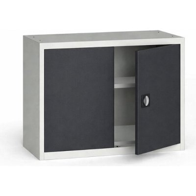 Kovona, Plechová policová skříň na nářadí 800 x 1200 x 400 mm, 1 police, šedá/tmavě šedá – Hledejceny.cz