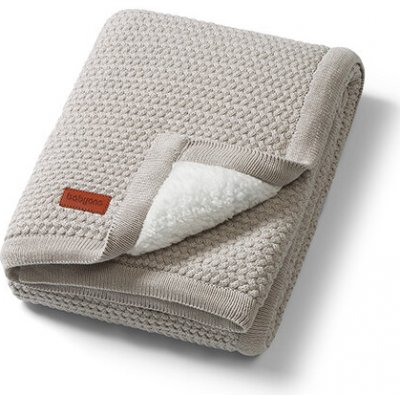 BabyOno Zateplená bavlněná pletená deka Šedá – Sleviste.cz