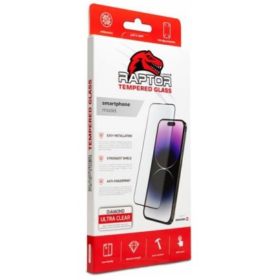 Swissten Raptor Diamond Ultra Clear 3D temperované sklo Ulefone Armor 18T Pro černé 84501777