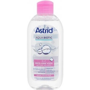 Astrid Aqua Biotic 3in1 Micellar Water micelární voda pro suchou a citlivou pleť 200 ml