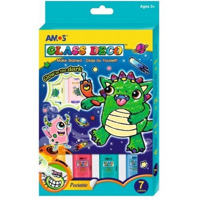 Amos Barva na sklo 22ml svíticí ve tmě 6+1 40ml – Sleviste.cz