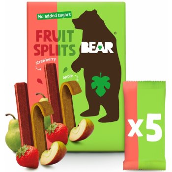 YOYO Bear Fruit Splits jahoda a jablko 5x 20 g