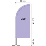 Beach vlajka BEACH FLAG 250 – Hledejceny.cz