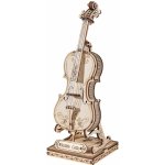 Robotime Rolife 3D dřevěné puzzle Violoncello 58 ks – Zboží Mobilmania