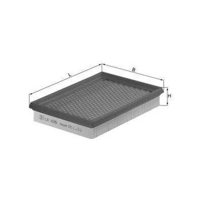 Vzduchový filtr MAHLE LX 1038 – Hledejceny.cz