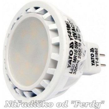 Yato LED žárovka 5W MR16 265 lm 12V 25W YT-81862