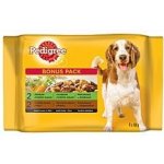 Pedigree Adult hovězí & králik & krůta & mrkev 4 x 100 g – Hledejceny.cz