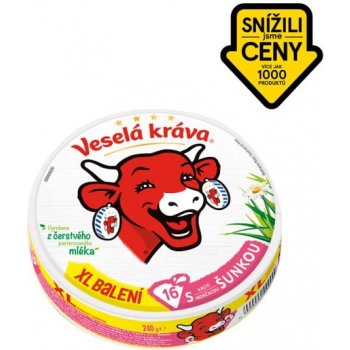 Veselá Kráva Se šunkou XL 240 g