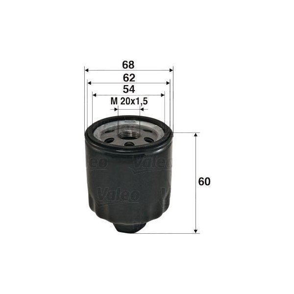Olejový filtr pro automobily Olejový filtr VALEO 586011