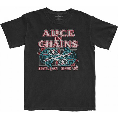 Alice in Chains tričko Totem Fish Black – Zboží Mobilmania