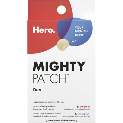 Hero Mighty Patch Duo hydrokoloidní náplasti 12 mm 12 ks – Zboží Dáma