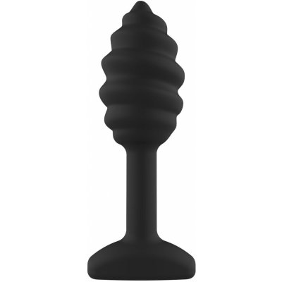 ToyJoy Anal Play Swirl Anal Plug Black – Zboží Mobilmania