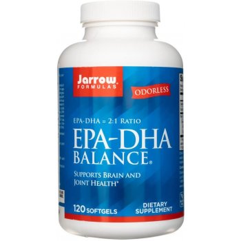 Jarrow Omega-3 EPA-DHA Balance rybí olej 120 kapslí