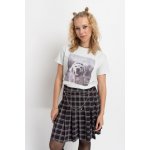 Reporter Young dívčí plisovaná minisukně s černobílým kostkovaným vzorem červená – Zboží Dáma