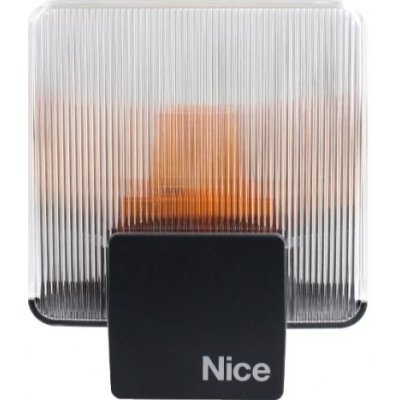 Nice ELAC - výstražný blikající LED maják s anténou, 230 V AC, k pohonu brány a vrat, výstražná lampa – Zbozi.Blesk.cz