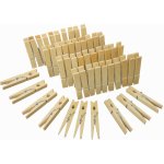 Bürstenmann, Německo Kolíčky na prádlo dřervěné 50 ks – Zboží Dáma