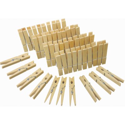 Bürstenmann, Německo Kolíčky na prádlo dřervěné 50 ks – Zboží Dáma