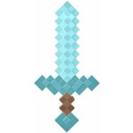 CurePink plastová replika meče Minecraft Diamond 51 x 25 cm DSG65684 – Hledejceny.cz