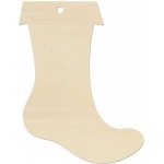 LYMFY Ponožka 9x7 cm přírodní dřevo – Hledejceny.cz