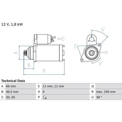 Startér BOSCH 0 986 017 450 – Sleviste.cz