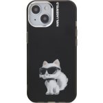 Karl Lagerfeld IML Aquarelle Choupette kryt pro iPhone 15 - černý 57983125056 – Zboží Mobilmania