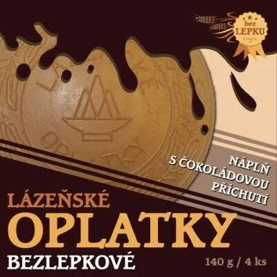 CLIP Luhačovice lázeňské oplatky čokoládové 140 g – Sleviste.cz