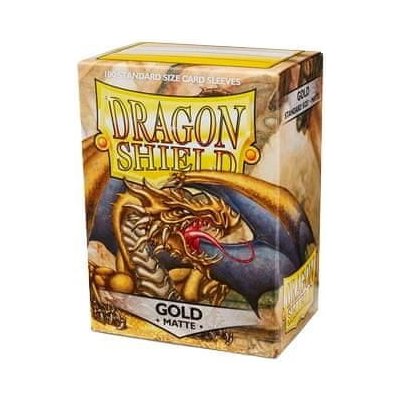 Arcane Tinmen Dragon Shield standardní obaly Matte Gold (100 ks) – Hledejceny.cz