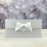 Obálka 220 x 110 mm na peníze LUX - stříbrná – Zboží Živě