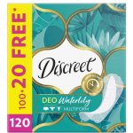 Discreet Deo Waterlily slipové intimní vložky pro každodenní použití 120 ks – Zbozi.Blesk.cz