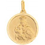 Argento Zlatý přívěsek Škapulíř 8A093 – Zbozi.Blesk.cz