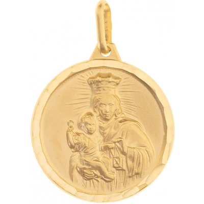 Argento Zlatý přívěsek Škapulíř 8A093 – Zbozi.Blesk.cz