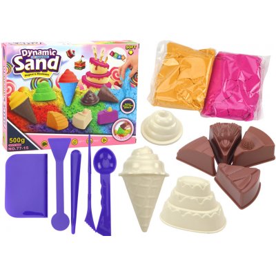 Lean Toys Kreativní sada magických kinetických pískových forem na zmrzlinu 8 kusů – Zbozi.Blesk.cz