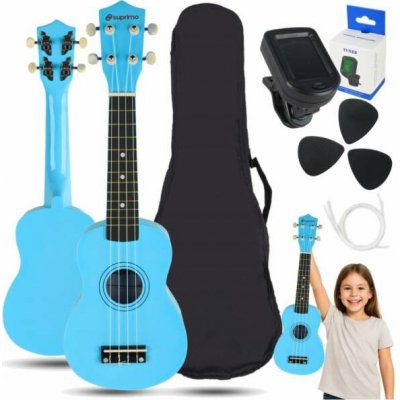 Luna Guitars Suprimo UK21 SET LB – Zboží Mobilmania