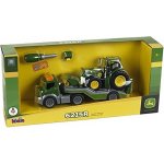 KLEIN 3908 auto s traktorem JOHN DEERE 6215R čelním nakladačem a nářadím – Hledejceny.cz