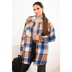 Kesi Dámská kostkovaná košile ART9007 Oranžová – Sleviste.cz