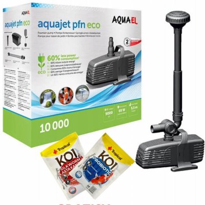 AQUAEL čerpadlo s fontánou PFN 10000 - 9000L/h – HobbyKompas.cz