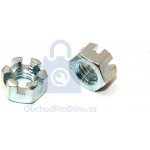 Matice korunková nízká, DIN 937, pozinkovaná M24, balení 50 ks – Hledejceny.cz