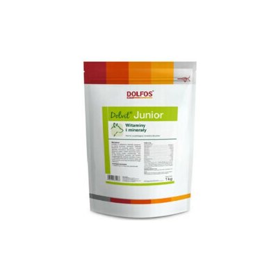 DOLFOS Dolvit Junior 1kg minerálně-vitaminový doplněk v prášku pro štěňata a mladé psy – Hledejceny.cz