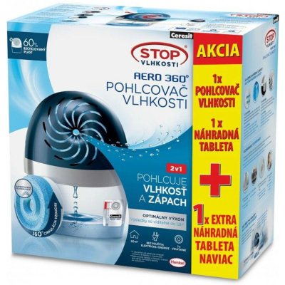 Ceresit Aero 360 Pohlcovač vlhkosti 2 x 450 g – Sleviste.cz