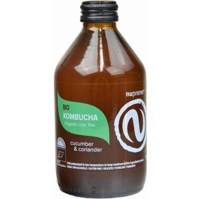 Nupreme Kombucha Vigo Okurka a Koriandr BIO 330 ml – Zboží Dáma
