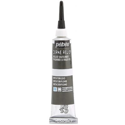 Kontura na sklo Pébéo Vitrail 20 ml – Imitation Lead – Zboží Dáma
