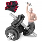 Hop-Sport Litinové činky 2 x 10 kg – Zboží Dáma