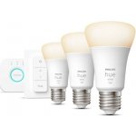 Philips Hue Bluetooth LED White and Color Ambiance set 3ks žárovek 8719514328389 E27 A60 3x6,5W 3x800lm 2000-6500K RGB bílé stmívatelné – Hledejceny.cz