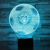 Lampička Beling Dětská lampa Manchester City lopta 7 barevná S230