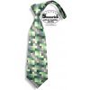 Kravata Soonrich kravata zelená tetris kor056