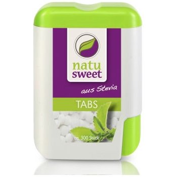 Natusweet Stevia tablety v zásobníku 300 tbl. 18 g