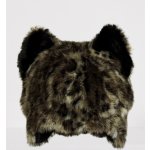 Woolnil hřejivá zimní čepice Kočka černá – Zboží Mobilmania