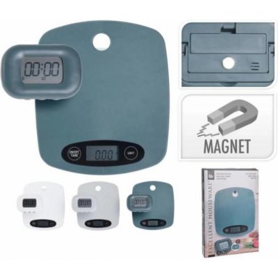 Kuchyňská digitální váha plus minutka s magnetem – Zboží Mobilmania