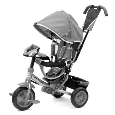 Baby Mix s LED světly Lux Trike šedá – Zboží Mobilmania