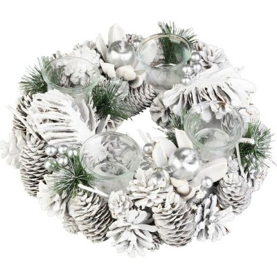 MagicHome Vianoce, adventný, biely, 32 cm – Hledejceny.cz